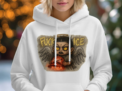 Unique Fuck Ice Maga Graphic Hoodie product
