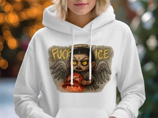Unique Fuck Ice Maga Graphic Hoodie product