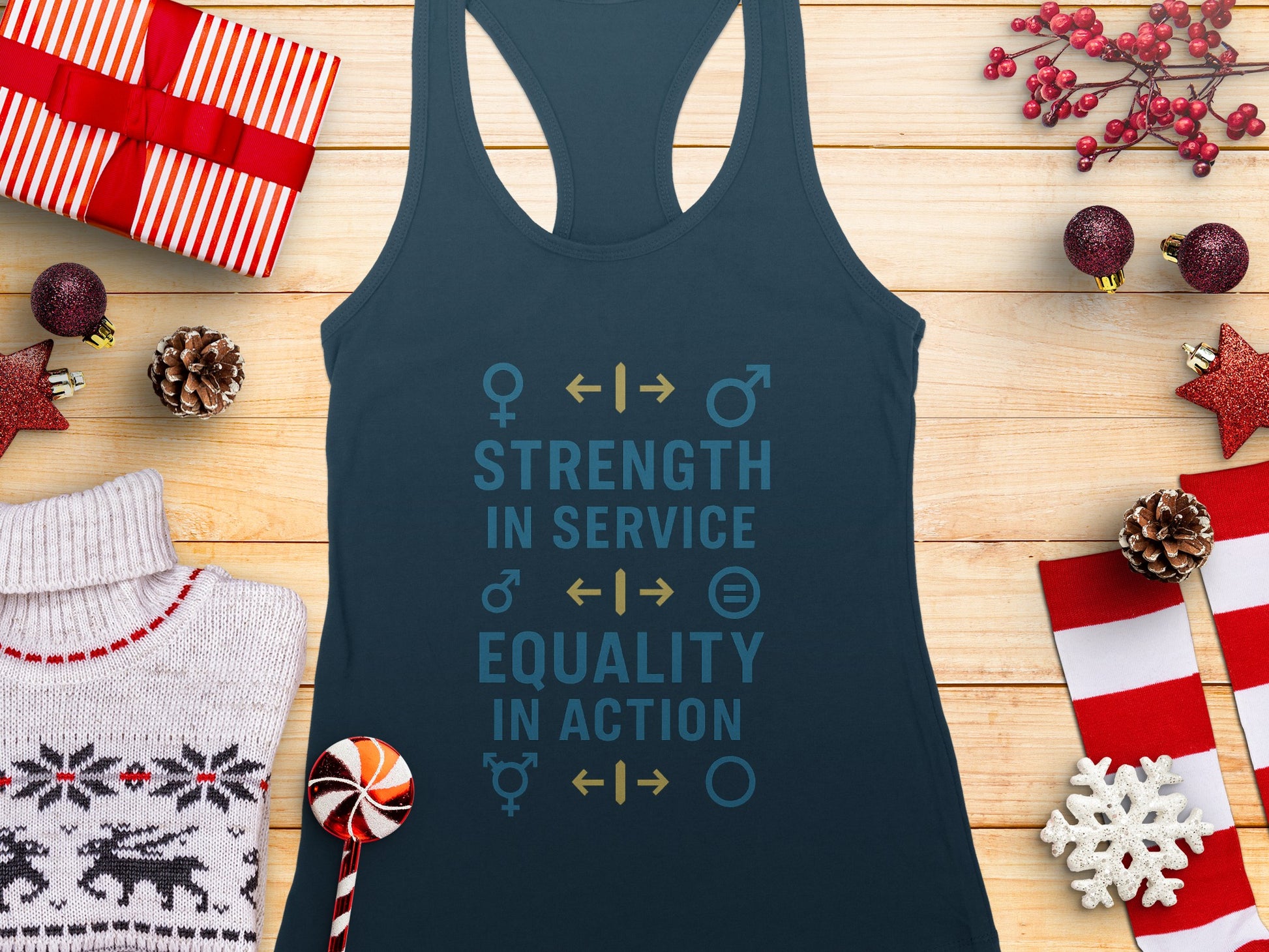 Strength in Service Equality in Action Tank Top