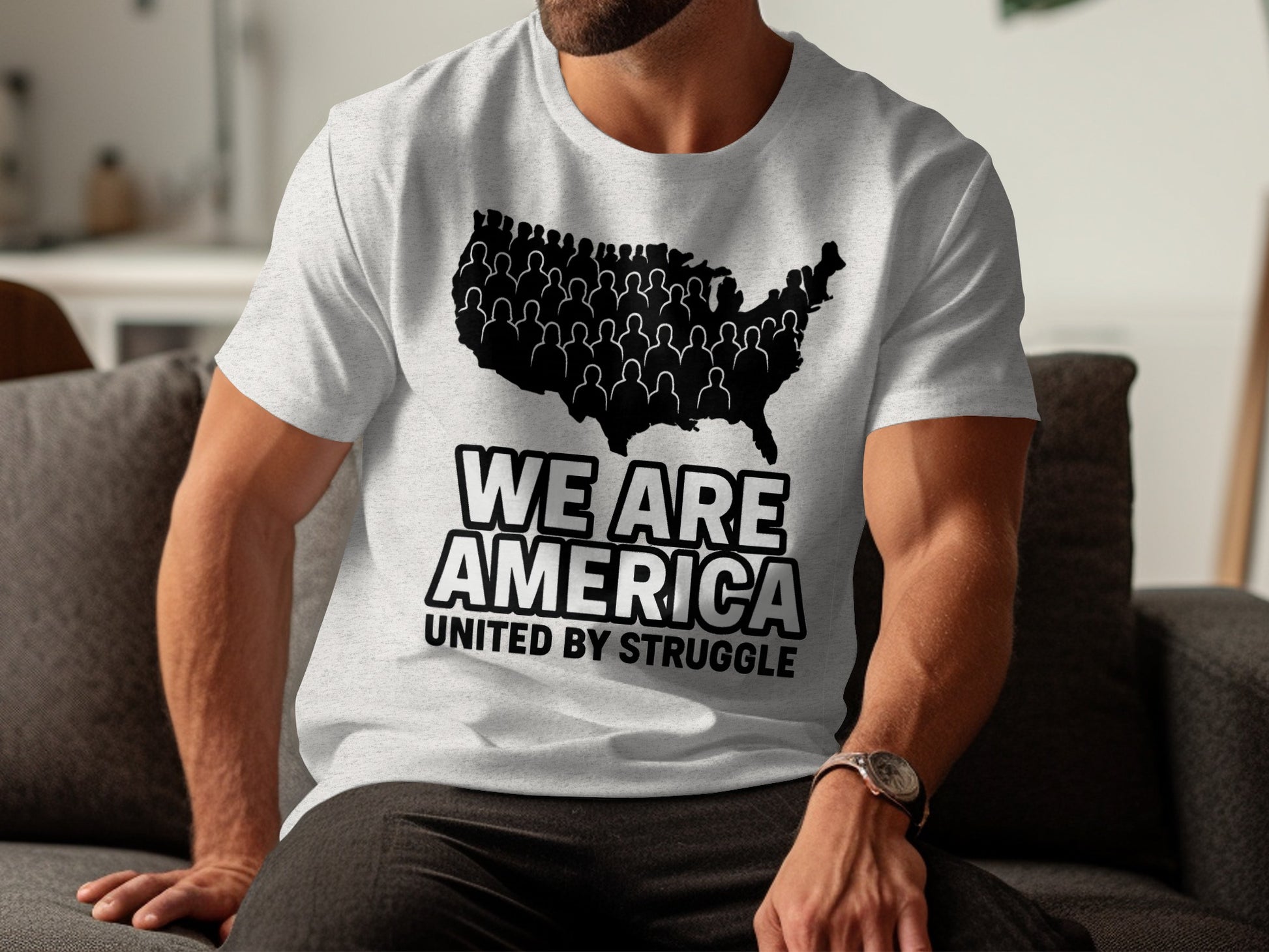 We Are America United By Struggle Graphic T-Shirt product