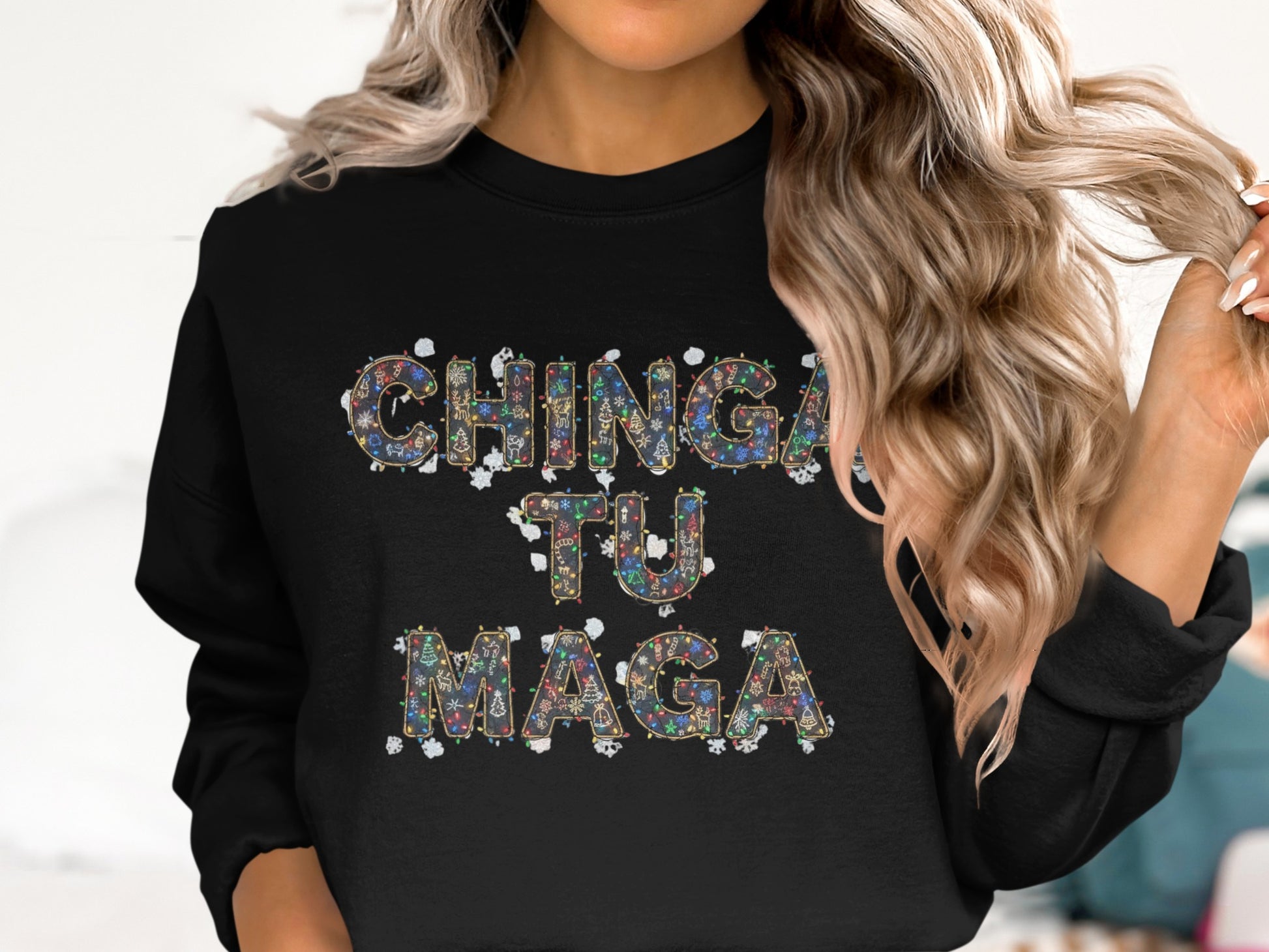 Chinga Tu Maga Statement Sweatshirt Bold Casual Look