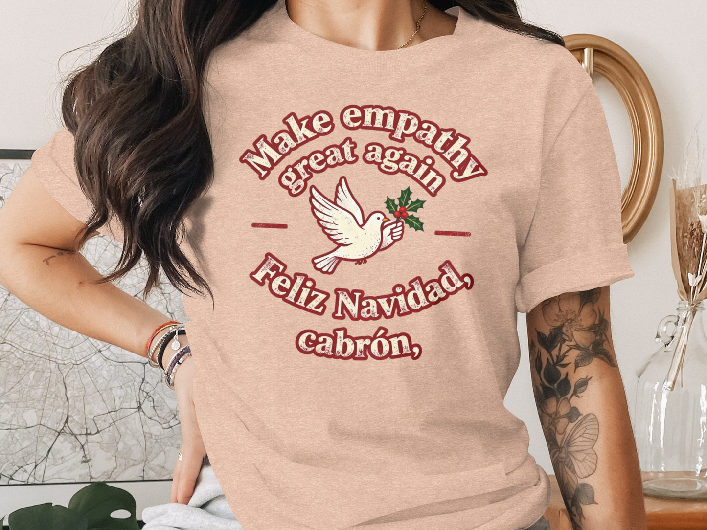 Make Empathy Great Again Feliz Navidad T-shirt