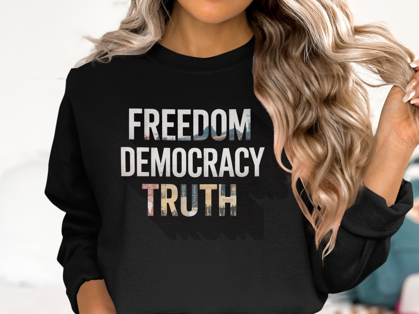 Freedom Democracy Truth Statement Shirt product