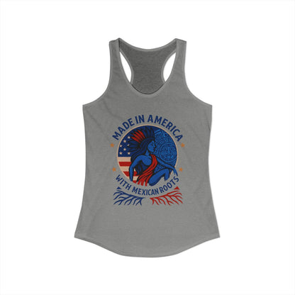 Made in America with Mexican Roots graphic tank top