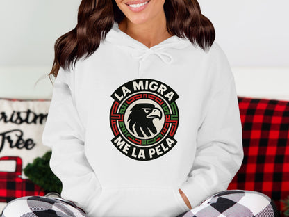 La Migra Me La Pela Graphic Hoodie product