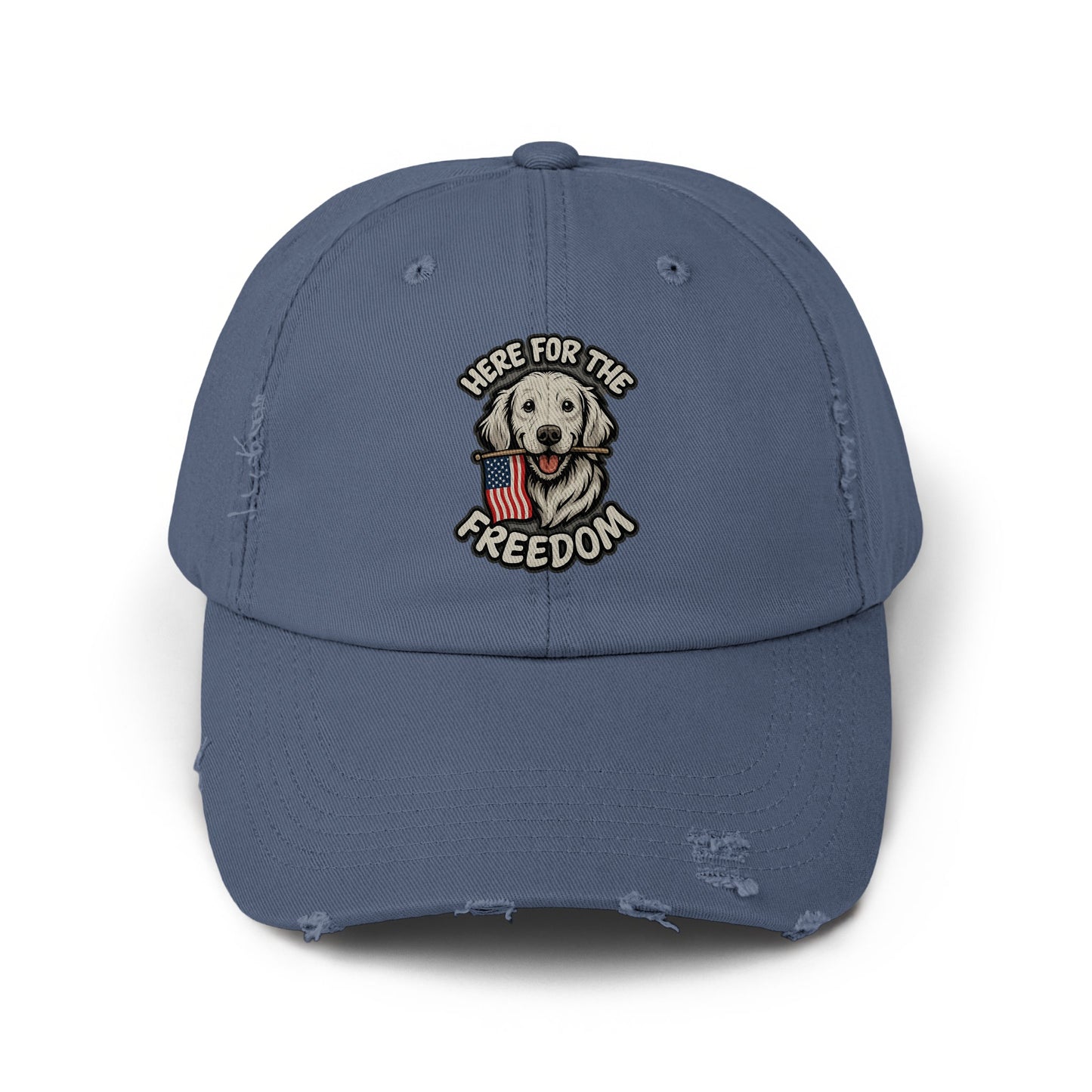 Patriotic Dog Baseball Cap for Freedom Lover product