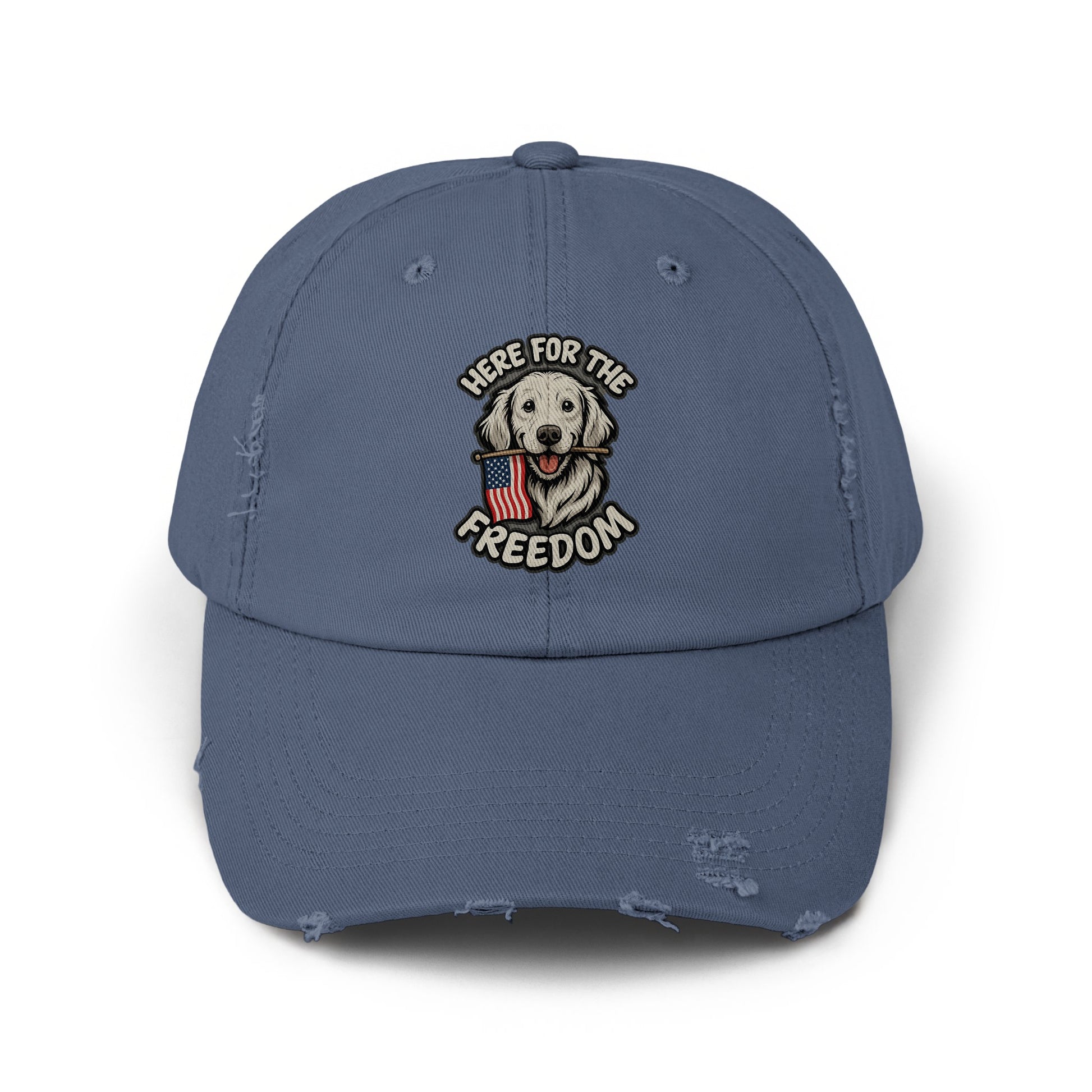 Patriotic Dog Baseball Cap for Freedom Lover product