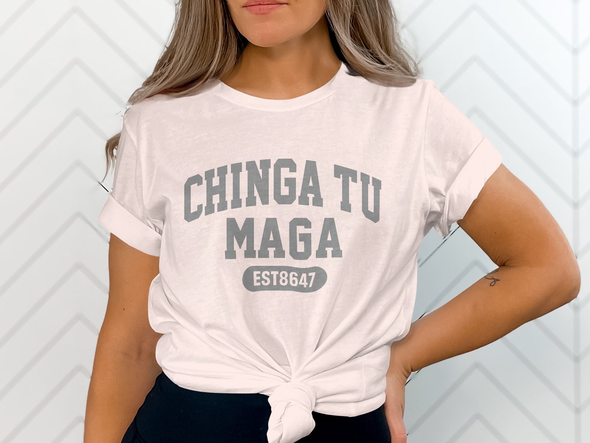 Chinga Tu Maga EST8647 Graphic Print T-Shirt product