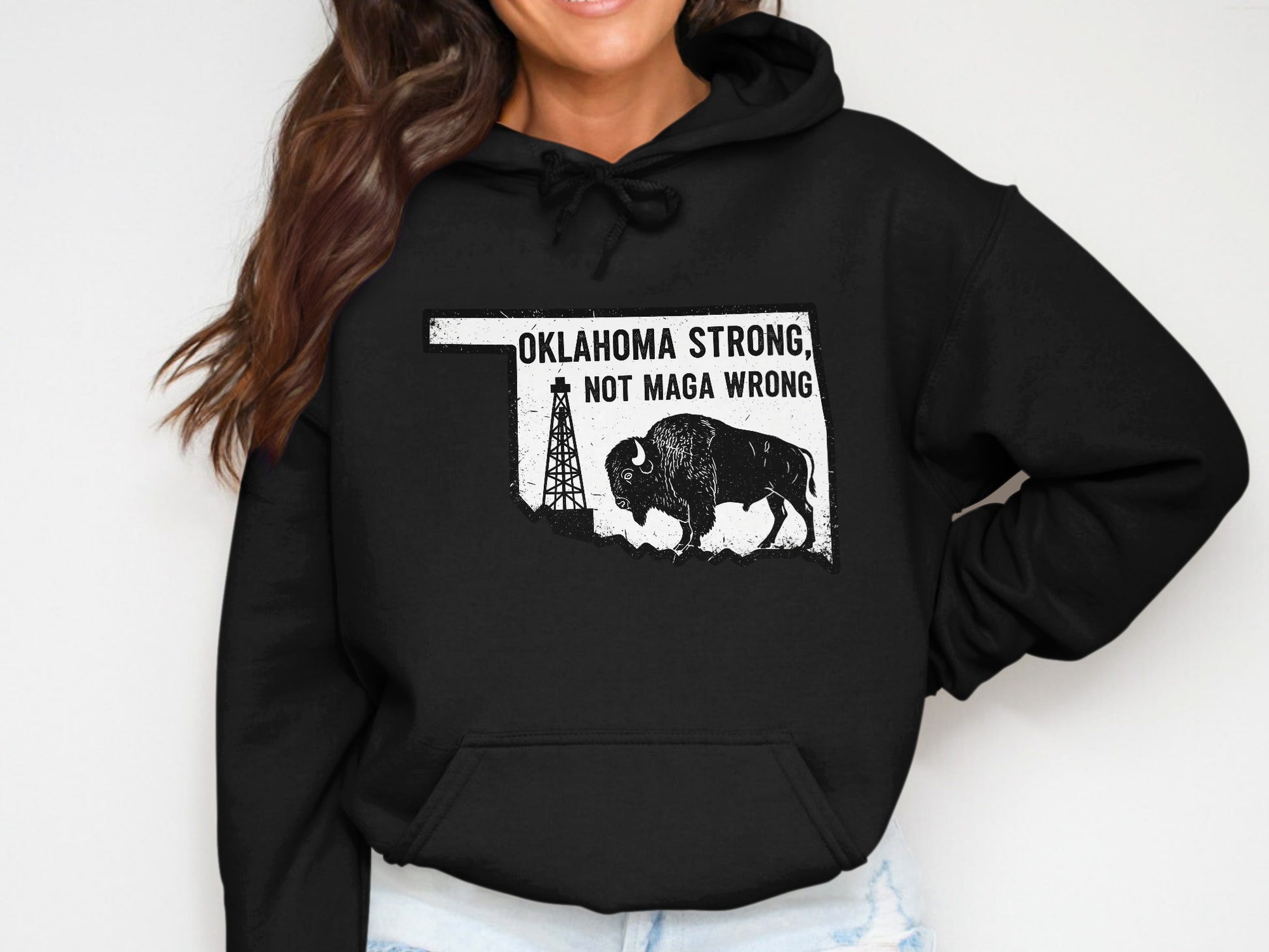 Oklahoma Strong Not Maga Wrong Hoodie product type