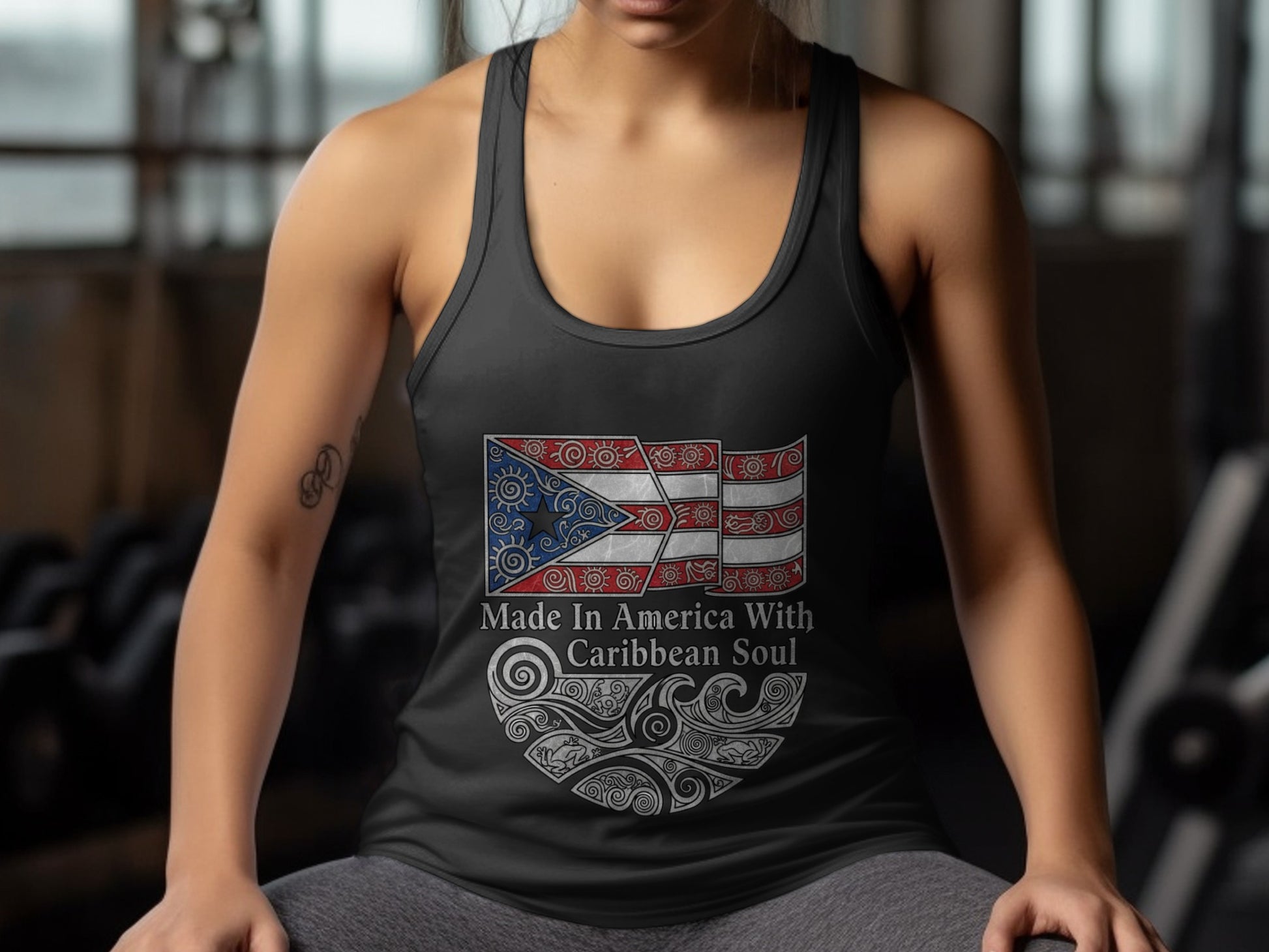 Made In America With Caribbean Soul tank top