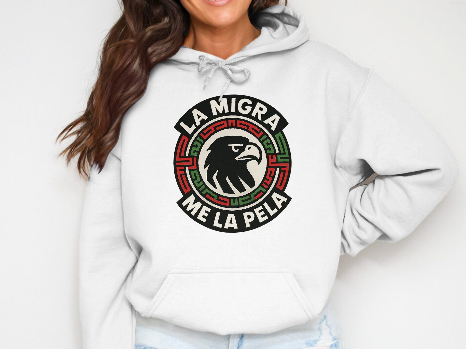 La Migra Me La Pela Graphic Hoodie product