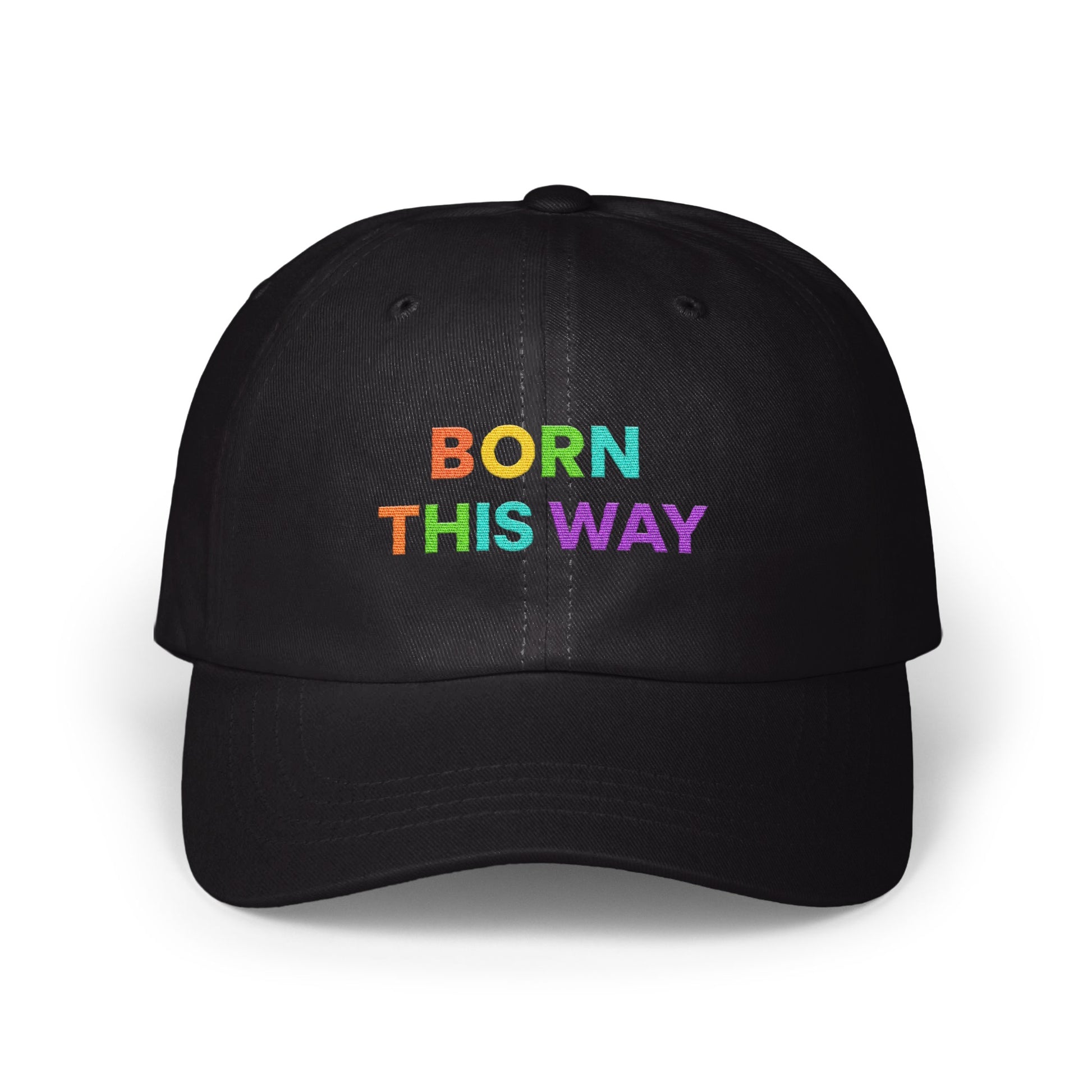 Born this way embroidered hat product type