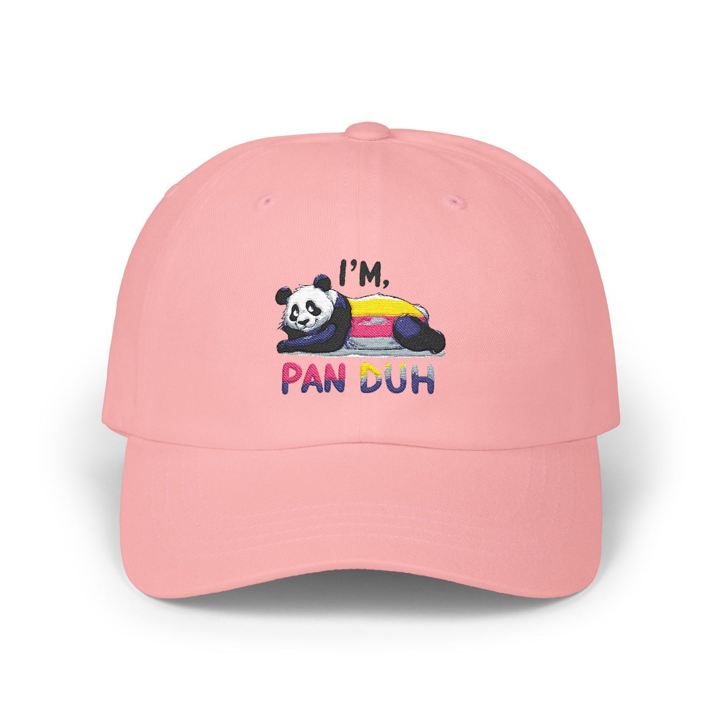 Panda Cap with Cute Quote, Perfect Gift Hat for Casual Outings, Unique Accessory, Trendy Cap