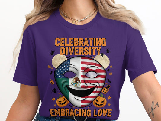 Celebrating Diversity Embracing Love Graphic T-shirt
