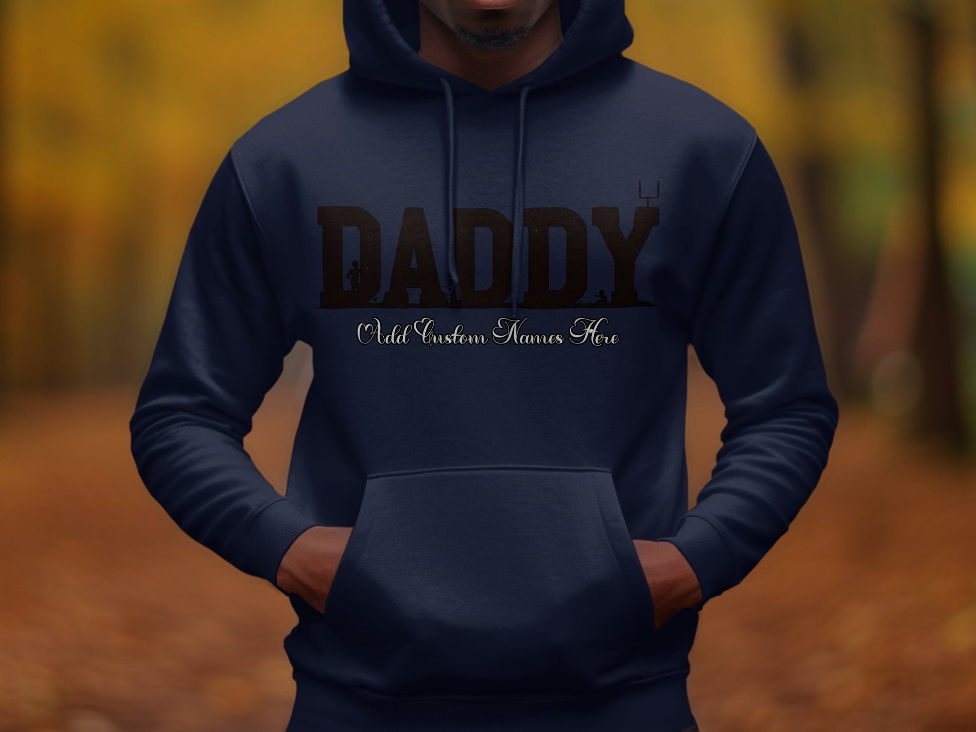 Daddy Add Custom Names Here Hoodie Product