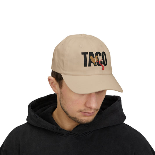 Trump Taco Dad Cap | Funny Hat, Trump Always Chickens Out Hat, Casual Summer Accessory, Perfect for BBQs, Father's Day Gift