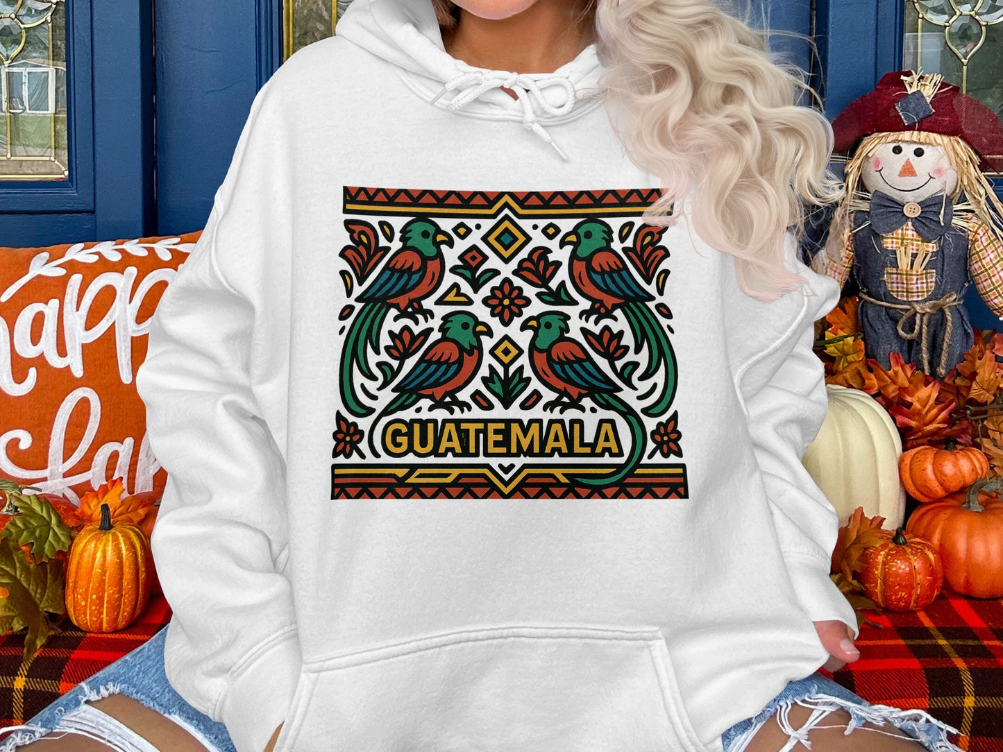 Guatemala Birds Graphic Hoodie product