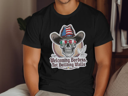 Welcoming Borders Not Building Walls T-shirt product