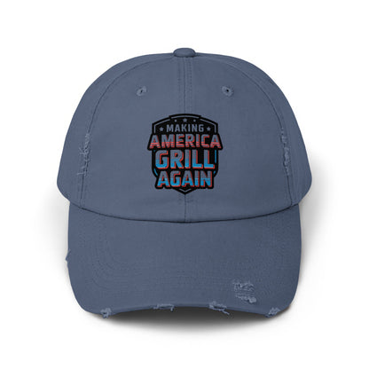 Making America Grill Again Embroidered Distressed Hat product type