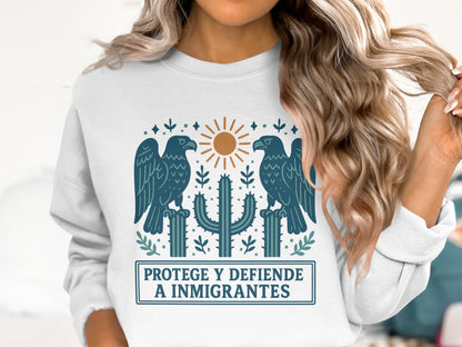 Protege Y Defiende A Inmigrantes Sweatshirt product type