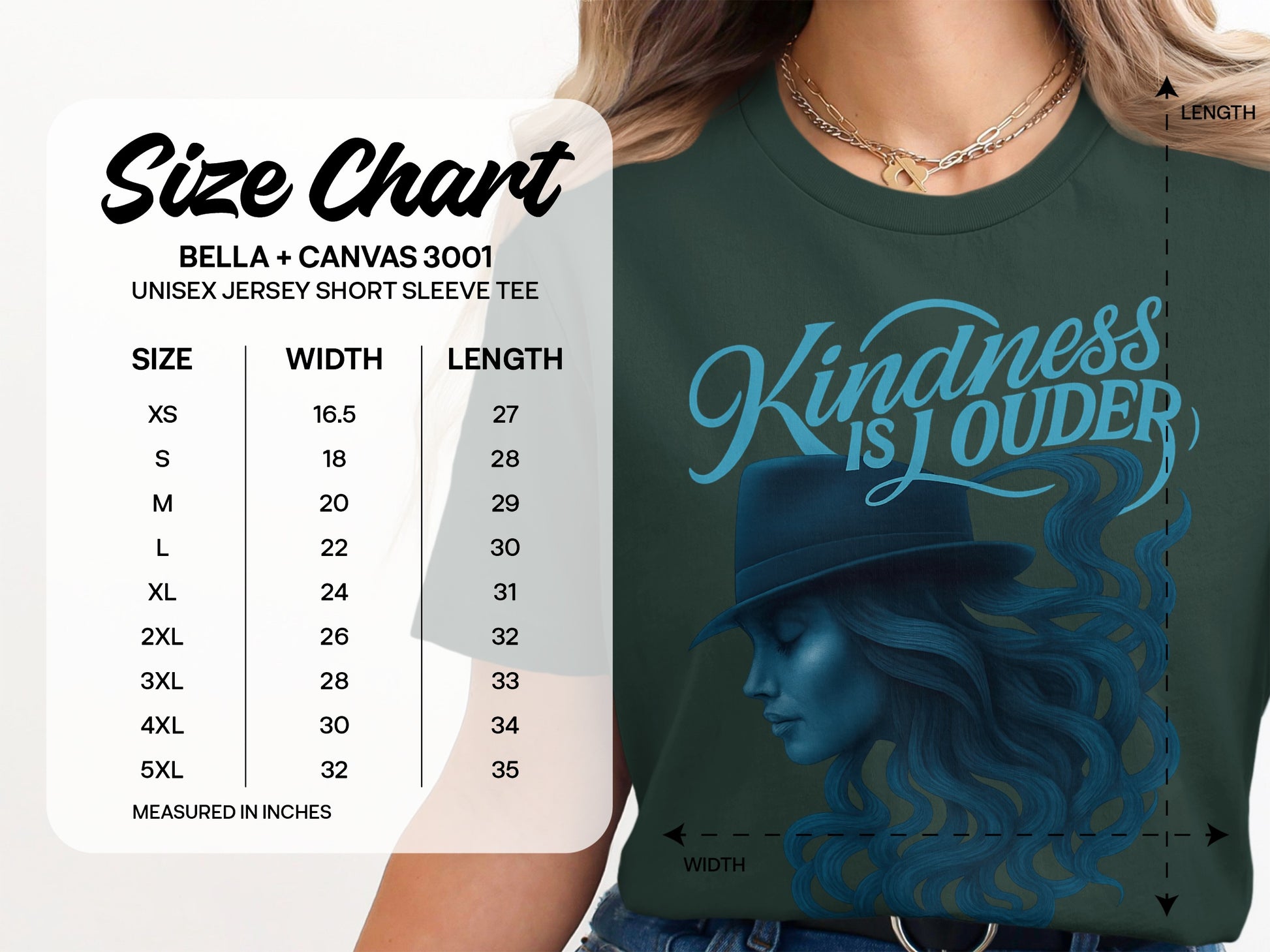 Kindness Is Louder Shirt with Artistic Design