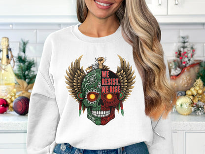 Bold Statement Skull Graphic Long Sleeve product