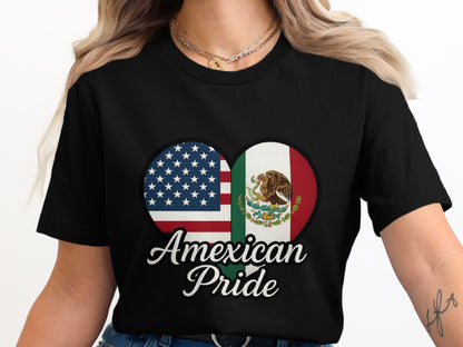 Amexican Pride Heart Flag Graphic Tee product type