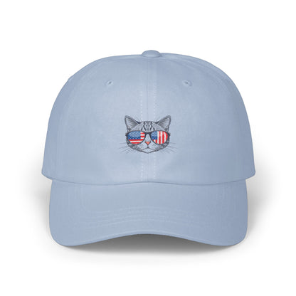 Patriotic Cat With Sunglasses Baseball Cap product