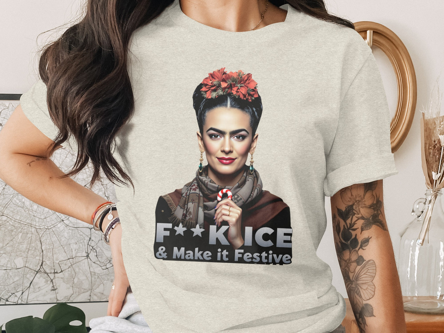 F**k Ice and Make It Festive Graphic T-Shirt