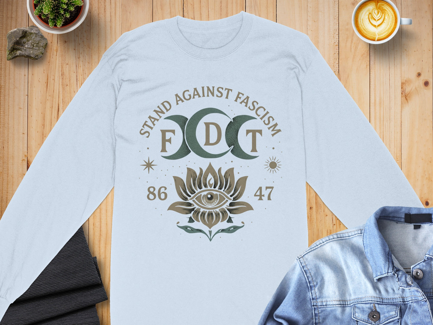 Stand Against Fascism FDT 86 47 Long Sleeve Shirt