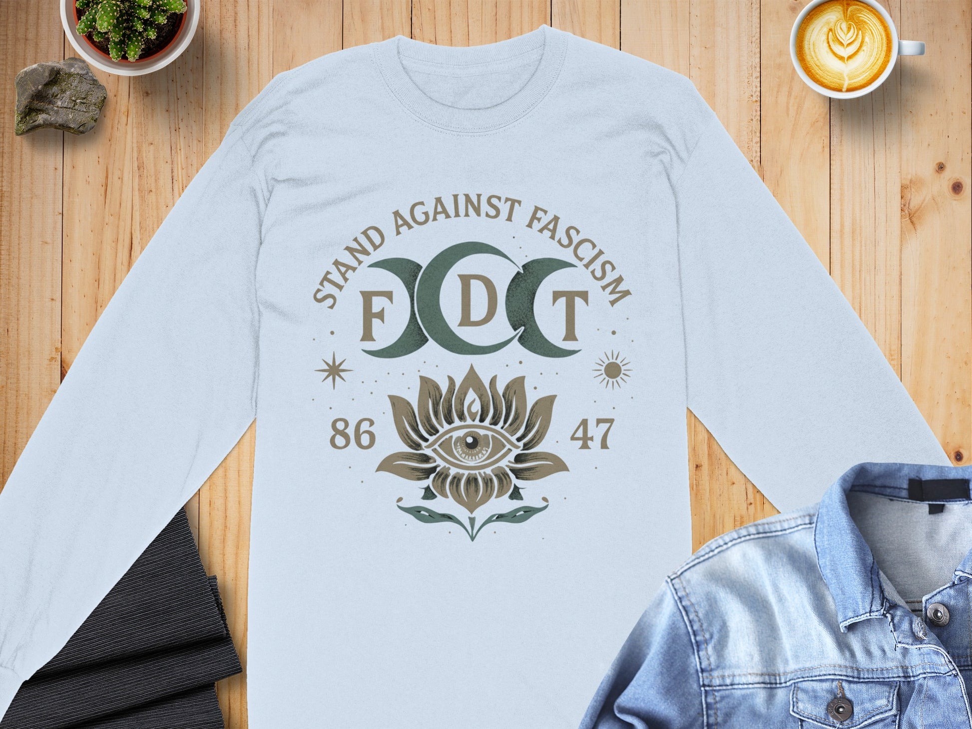 Stand Against Fascism FDT 86 47 Long Sleeve Shirt