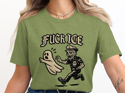 Unique Graphic Tee Featuring Bold Halloween Theme product type