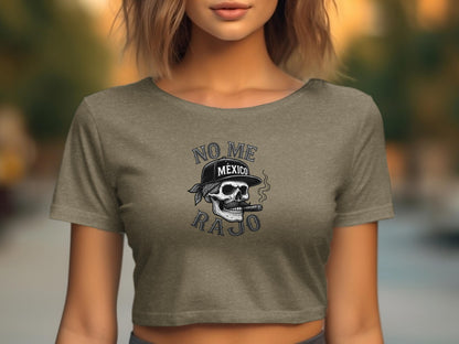 No Me Rajo Mexico Skull Graphic Women's Top product