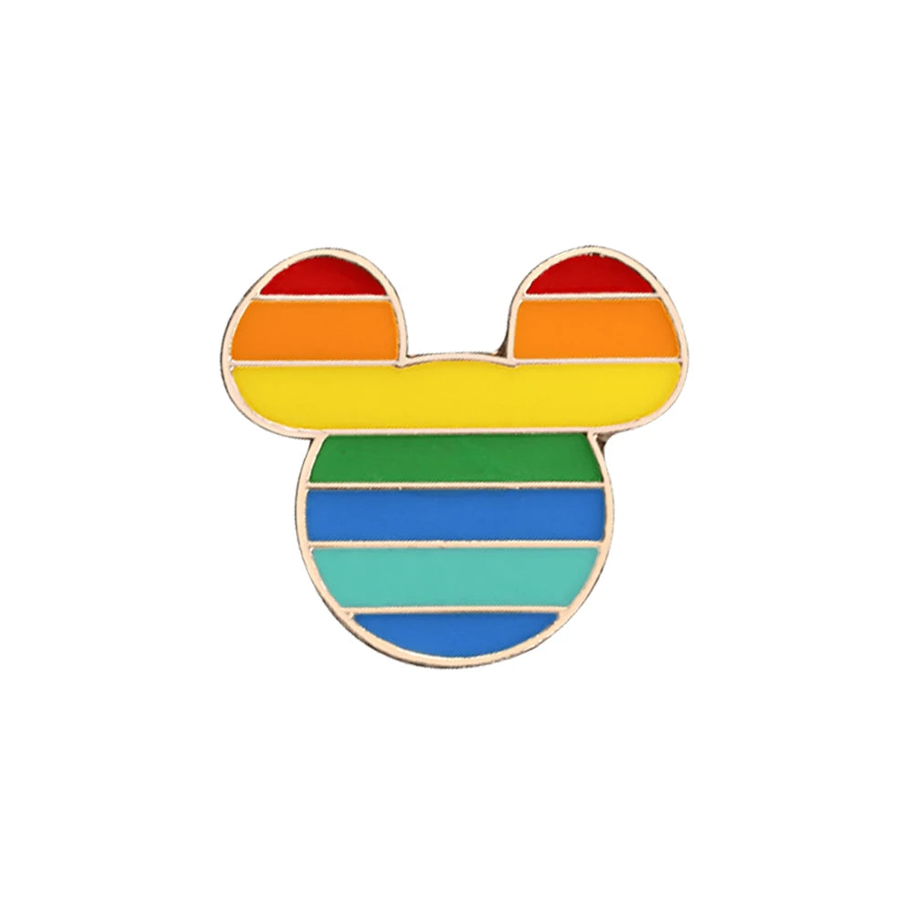 Show Your Pride with Custom Enamel Pins: Rainbow Flags, Heart Brooches, and More! Perfect for Adding a Splash of Color to Your Style!