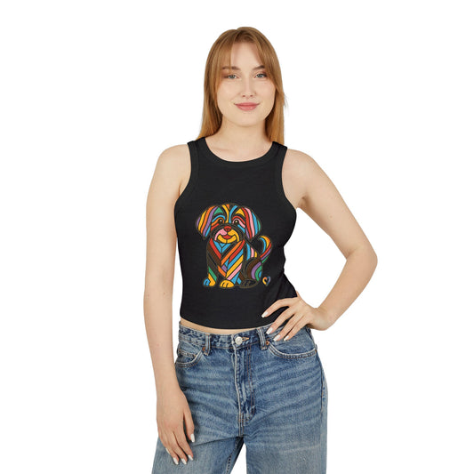 Women's Micro Rib Racer Tank Top