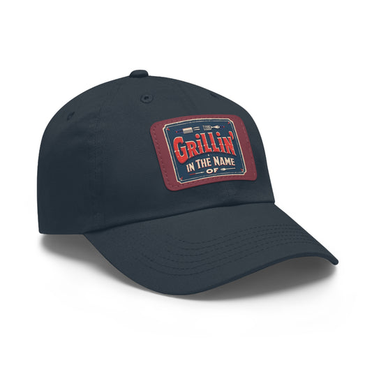 Grillin' Dad Hat with Leather Patch | Perfect for BBQ Lovers