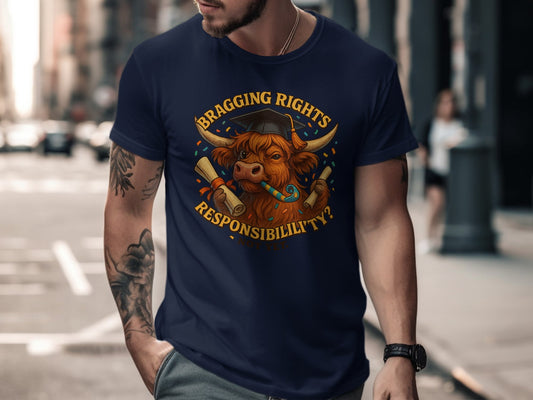 Bragging Rights Responsibility Highland Cow Shirt product type