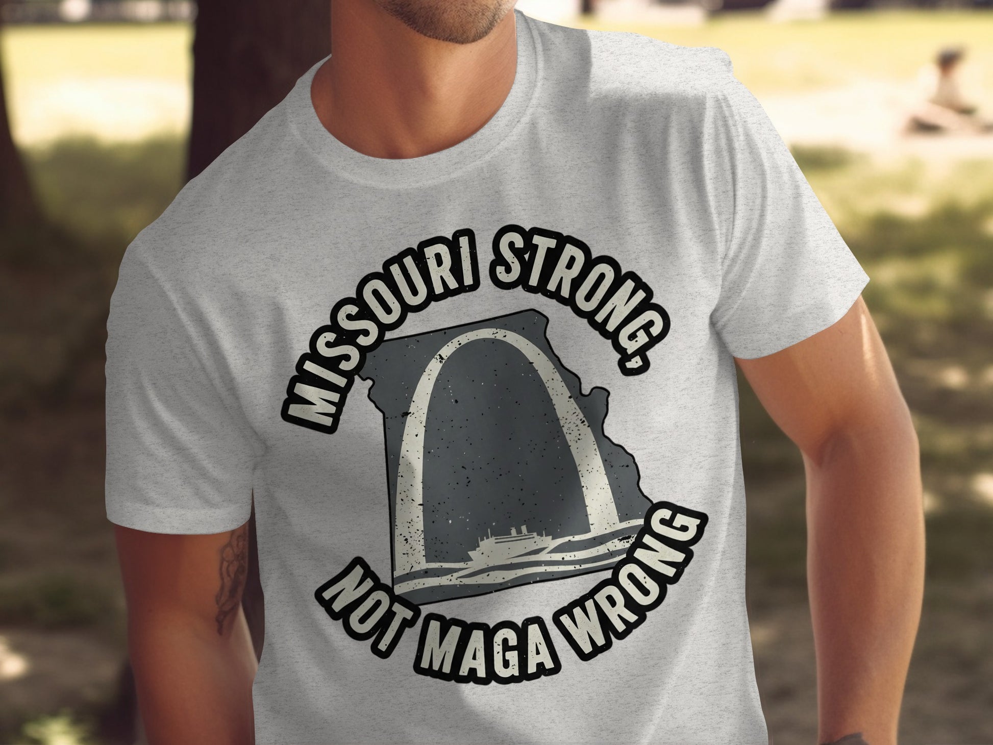 Missouri Strong Not MAGA Wrong Graphic T-shirt product