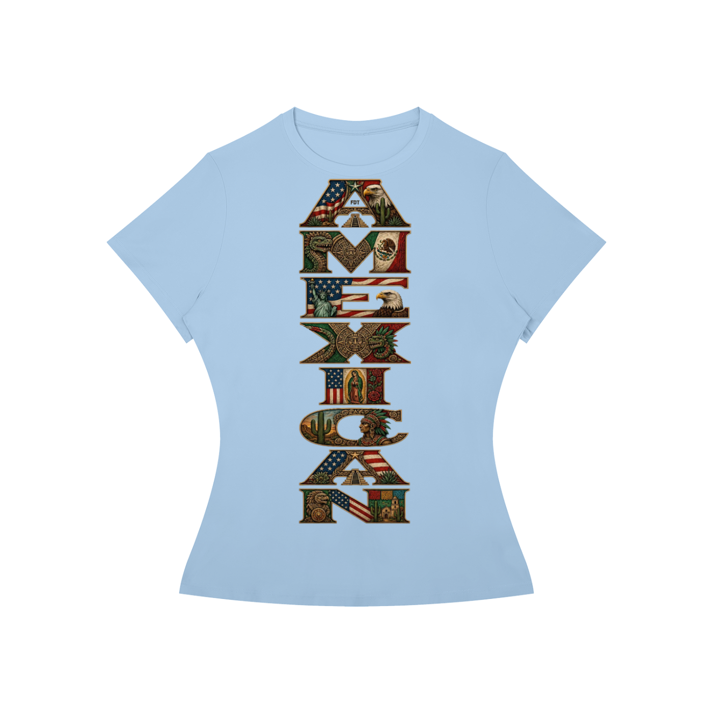 AMEXICAN Pride FDT Subtle Women’s Slim Fit Performance T-Shirt