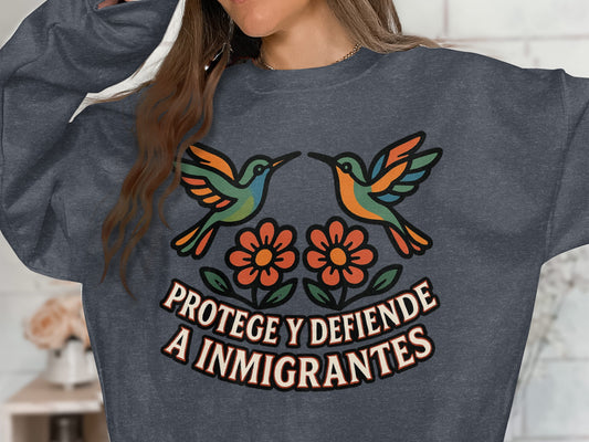 Protege Y Defiende A Inmigrantes Graphic Sweater product type