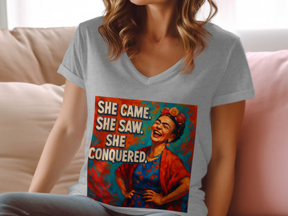 She Came She Saw She Conquered Graphic T-shirt product type
