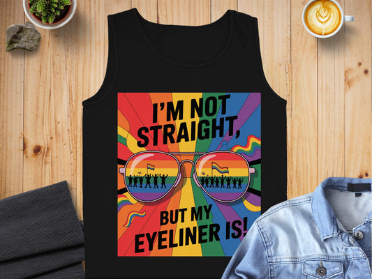 I'm Not Straight But My Eyeliner Is Tank Top product