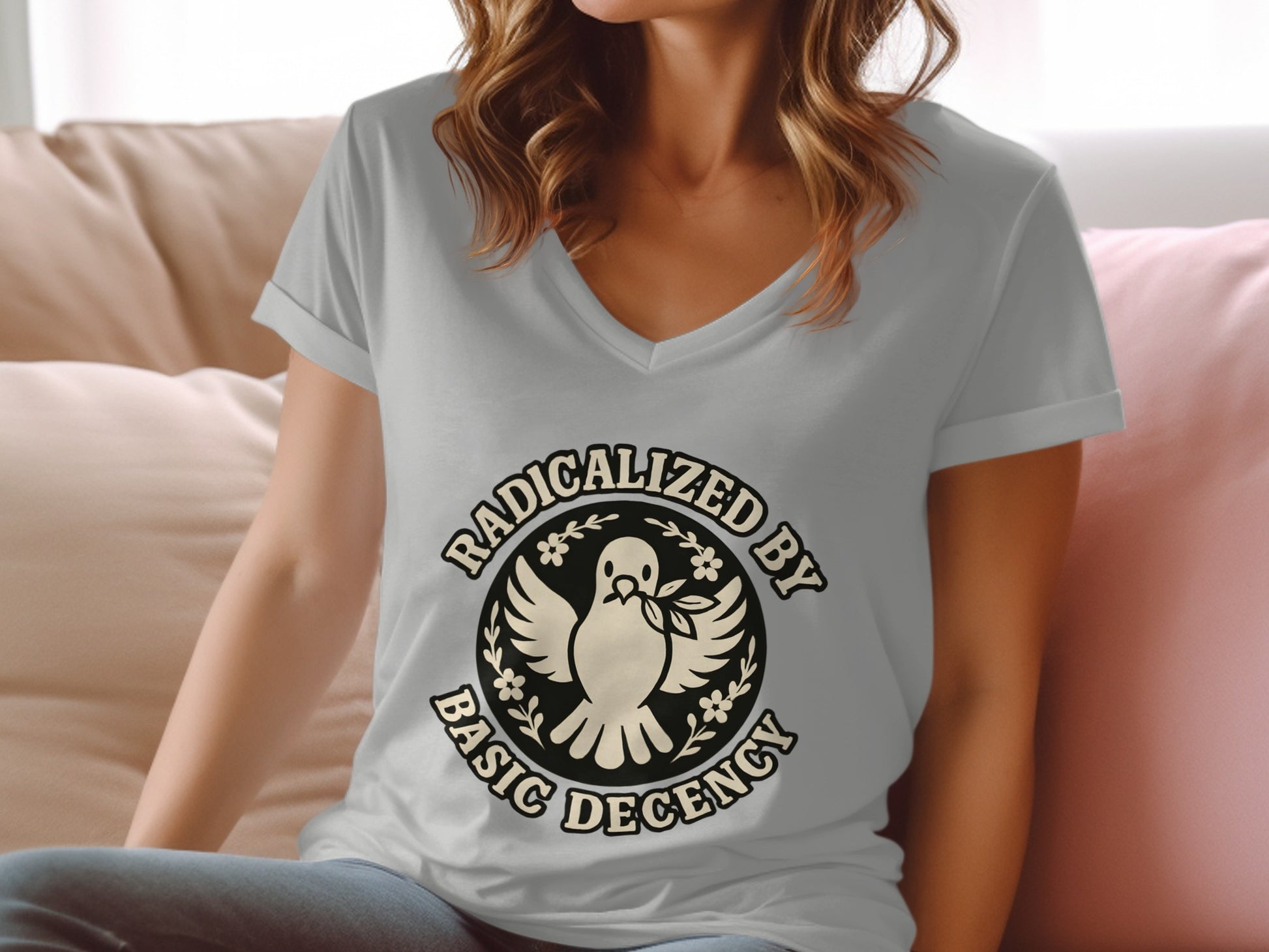 Radicalized By Basic Decency Graphic T-shirt product