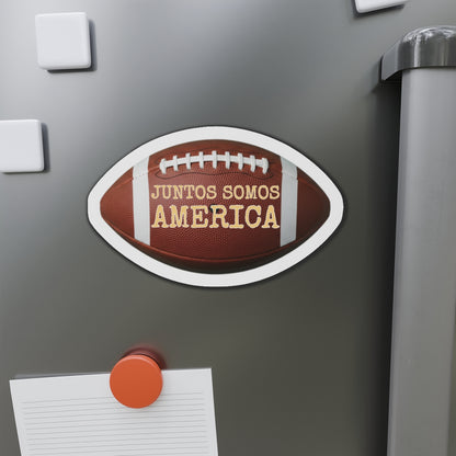 Juntos Somos America Football Refrigerator Sticker