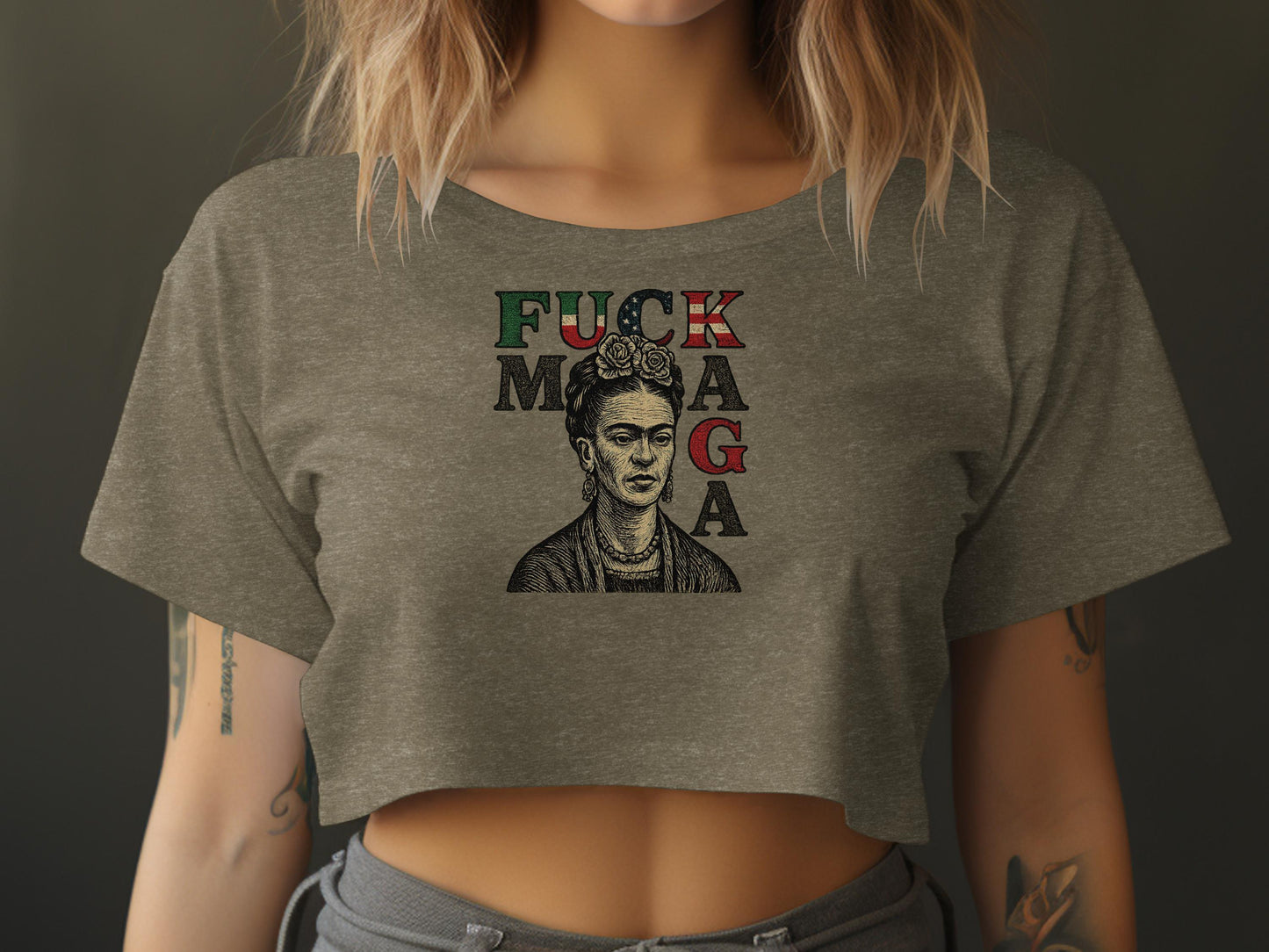 Artistic Statement Frida Print Graphic T-Shirt product type