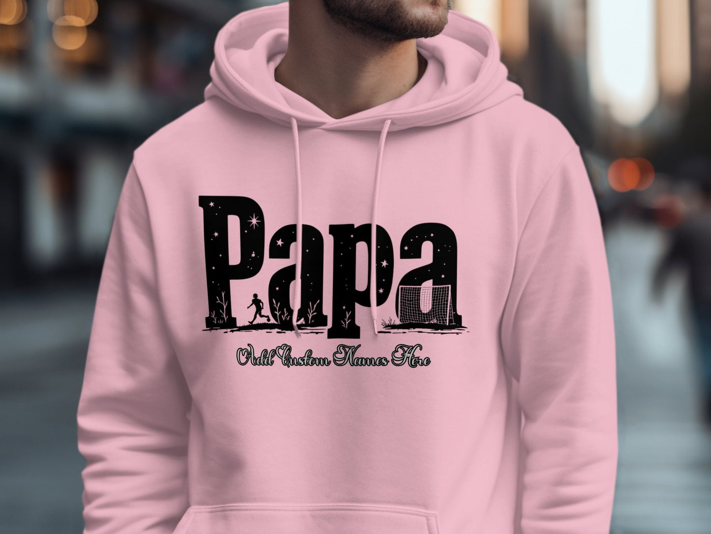 Papa Hoodie with Unique Design Proud Parent Product