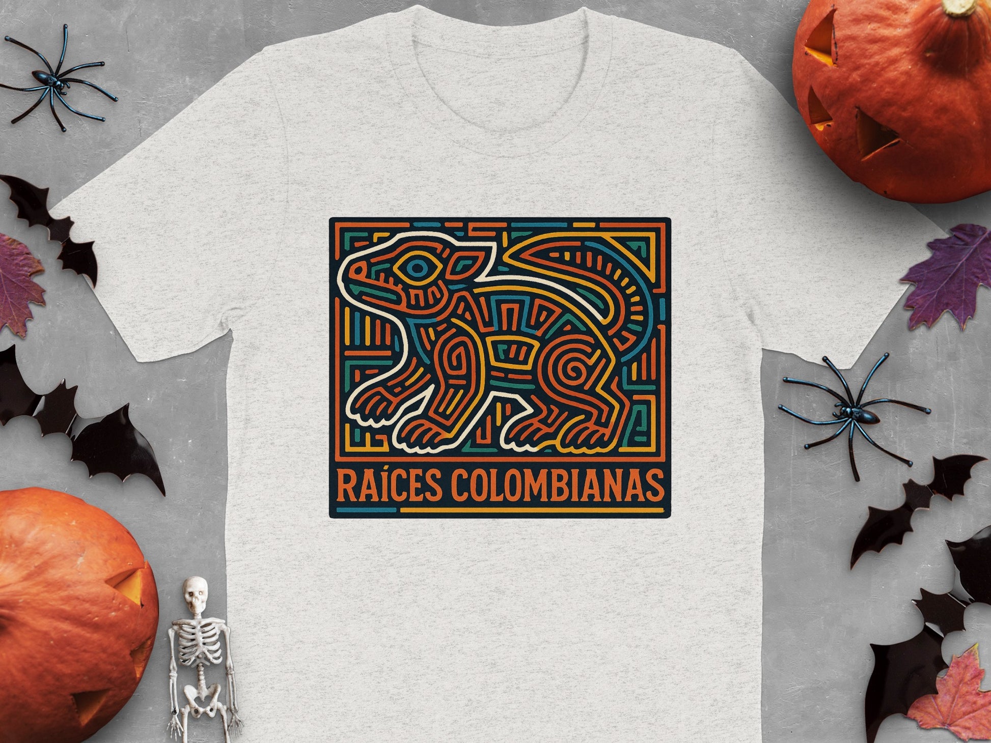 Raíces Colombianas Lizard Design T-Shirt product