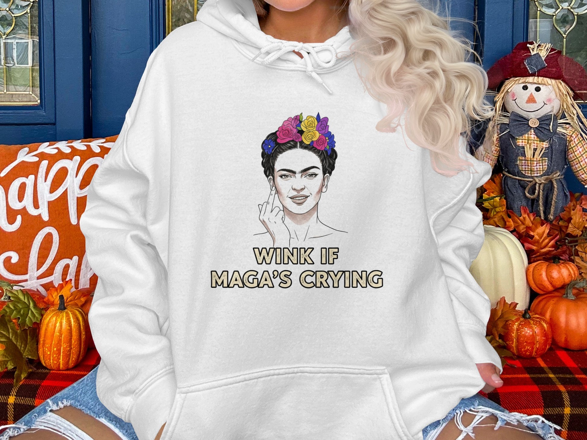 Wink If Maga's Crying Hoodie Product