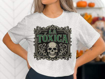 La Toxica Skull Graphic T-Shirt Bold Stylish product
