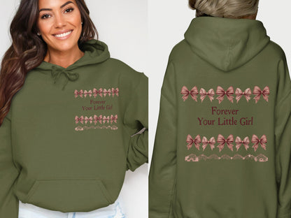 Forever Your Little Girl Printed Hoodie product